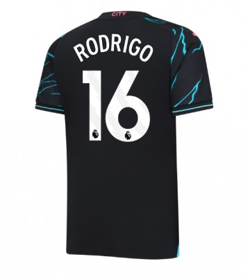 Manchester City Rodri Hernandez #16 Replica Third Stadium Shirt 2023-24 Short Sleeve